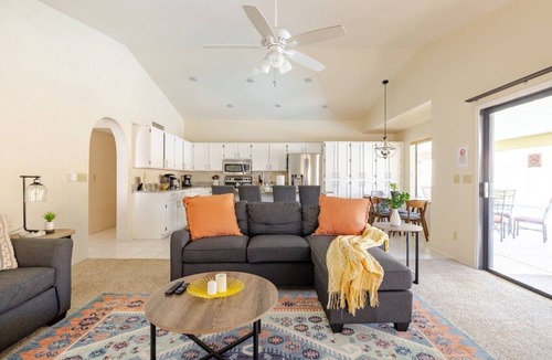 East Mesa House | Sunny Oasis 4BR Pool Home with Game Room