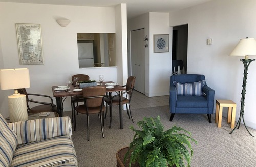 Rehoboth Beach Condo | Sunny Ocean-View Condo on Rehoboth's Boardwalk – Pool, Balcony, Walk Everywhere