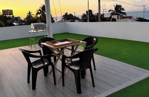 Los Frailes Apartment | Sunrise Ocean Views Rooftop with BBQ Near SDQ