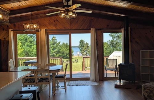 Shell Lake Cabin | Sunset Beach Cabin on clear 2500-acre Shell Lake in Shell Lake, Wisconsin.