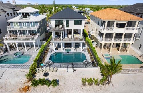 Bonita Springs House | Sunset Beach, Modern, Luxury Beachfront Pool Home, Sleeps 12