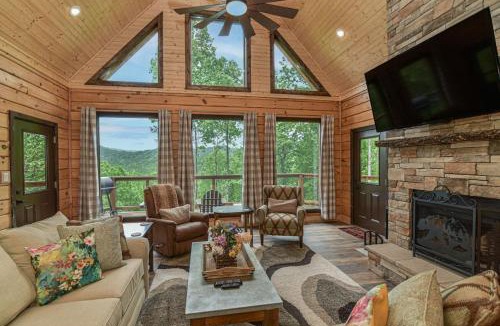 Black Mountain House | Sunset Mountain Lodge - Catawba Falls Retreat, Views, Hot Tub and Game Room