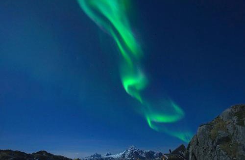 Bostad Ski Chalet | Sunset Panorama - Superior Cabin Lofoten