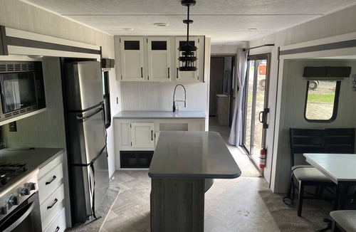 Greater Madawaska House | Sunset Park Model home. Waterfront property with private beach and boat launch