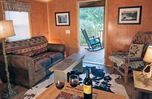 Cat Spring Cabin | Sunset Pond Private Cabin with Private Hot Tub & options to experience our Texas Safari!