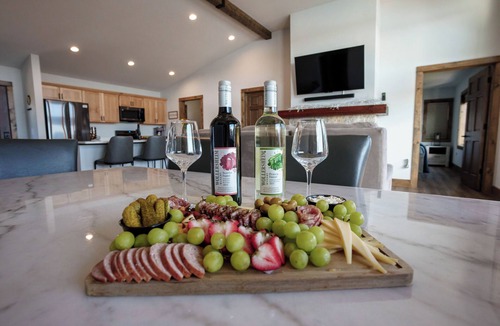 New Lisbon House | Sunset Shore: Private Beach; Garage Bar; Near WI Dells; King Beds, Massage Chair