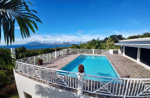 Barnes Ghaut Villa | Sunset Villa: Ocean Views, Private Pool, Tropical Garden Retreat