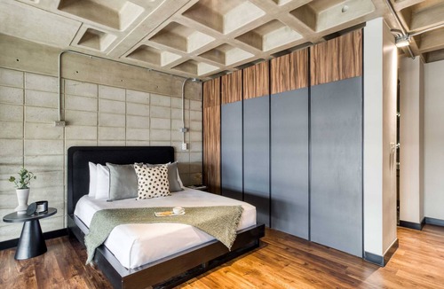 Avenida Revolucion Apartment | Super Cool Duplex Loft: Rooftop with a Fire Pit