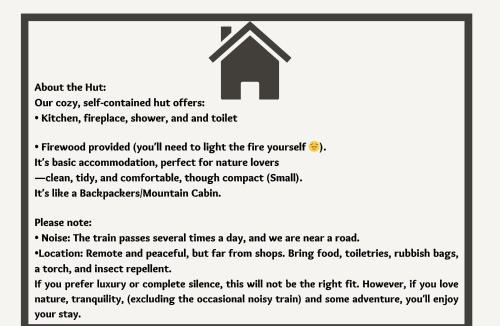 Otira Apartment | Super 'Cosy' Small Basic Cabin in The Middle of National Park and Mountains but near Road and Railway