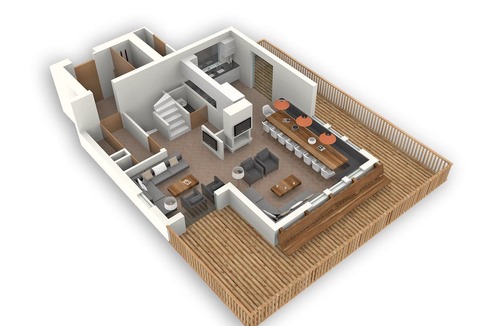 Oz-en-Oisans Ski Chalet | Superb chalet, no less than 205 m2, at Oz-en-Oisans skiing station (Alpe d'Huez)