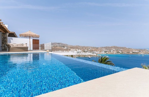 Paraga Villa | Superb Seafront Mykonos Villa | Villa Eros | 4 Bedrooms | Panoramic Sea Views |.