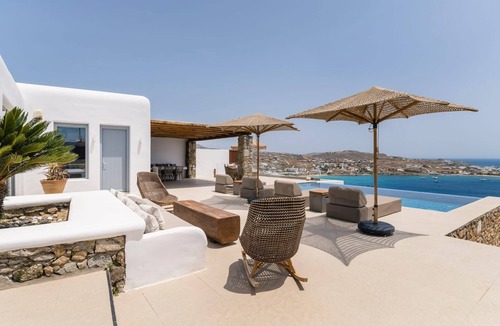 Paraga Villa | Superb Seafront Mykonos Villa | Villa Eros | 4 Bedrooms | Panoramic Sea Views |.