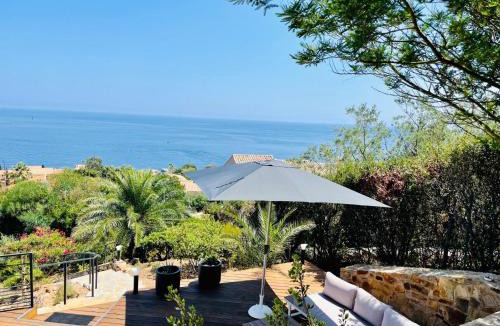 Antheor Villa | Superbe vue mer et Estérel, Villa Neuve pour 8-10 Personnes, Clim, Piscine