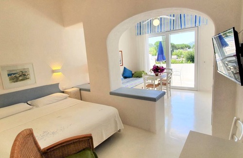 Forio Resort | Superior Studio with a wide balcony and sea view