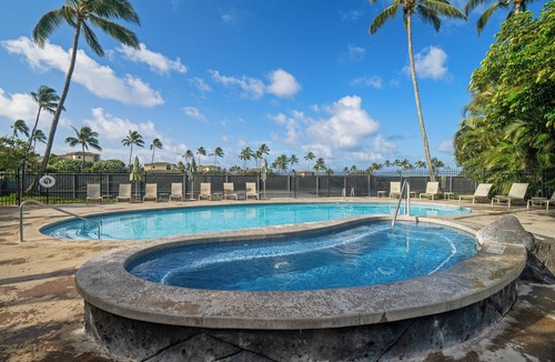 Bayview Condo | Sweeping Ocean Views | Aston Poipu Kai Kauai 232 – Pool & Hot Tub