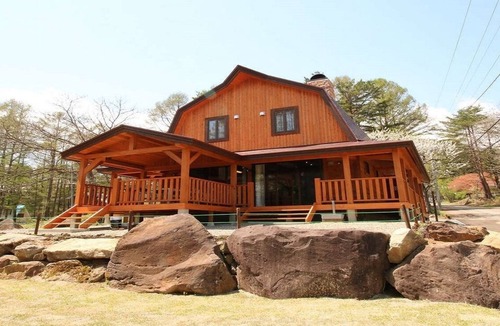 Inawashiro House | Sweet IV Outdoor with wood stove Gra/Yama-gu Fukushima