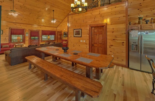 Cosby Cabin | Sweet Tranquility Pool Lodge: Indoor Pool, Theater