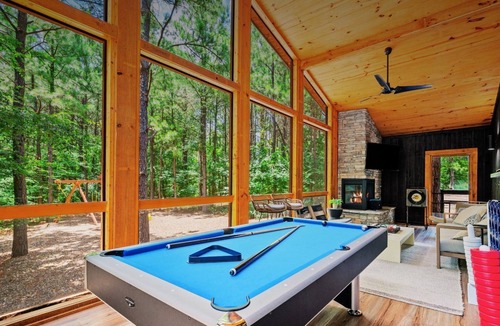 Pickens Cabin | Swim & Play | Heated Pool Spa | PoolTbl/Ping Pong