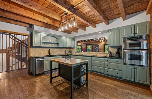 Cherry Log Cabin | Swimming Bear Lodge - Lakefront | Platform Dock | Pet Friendly | Game Room