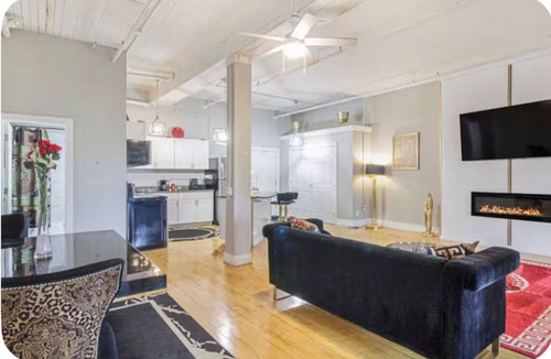 Detroit Apartment | Swing Bed Loft