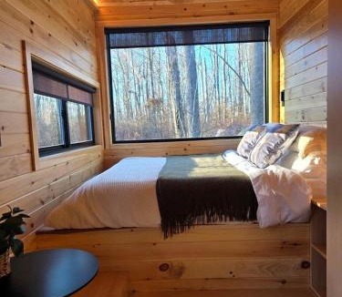 Quakertown House | Sycamore: Serene Studio Pod Tiny Home in 300-Acre Woodland near Quakertown Pennsylvania