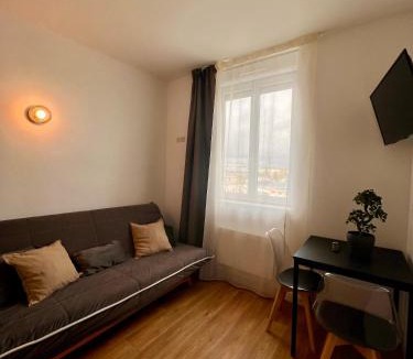 Bourges Apartment | T2 4 pers face gare SNCF Appart Hotel le Cygne D3