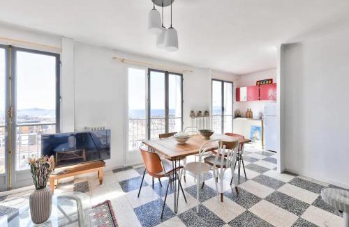 La Joliette Apartment | T4 exceptionnel vue sur mer à 5 min à pied du métro