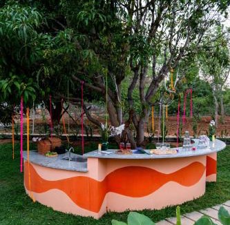 Narasapura Villa | Tanira Farms Moonrise by ELIVAAS Pet- friendly Igloo Cottage with Pool, Bar and Garden