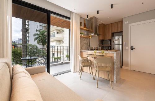 Bigorrilho Apartment | Temple Batel Varanda Privativa Pool Rooftop