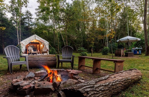 Ottsville RV Rental | Tentrr Signature Site - Nockamixon Forest Camp