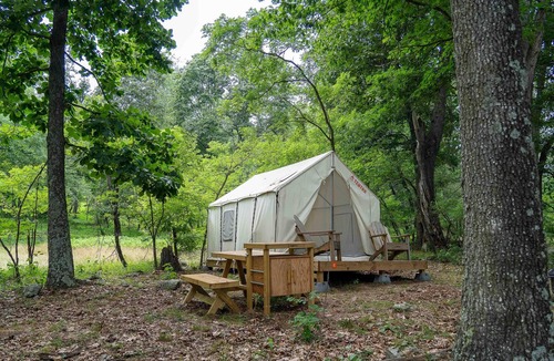 Mathias RV Rental | Tentrr State Park Site - WV Lost River State Park - Wooded Wilderness C - Single