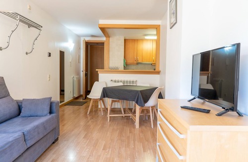 El Tarter Apartment | Terrace with mountain views