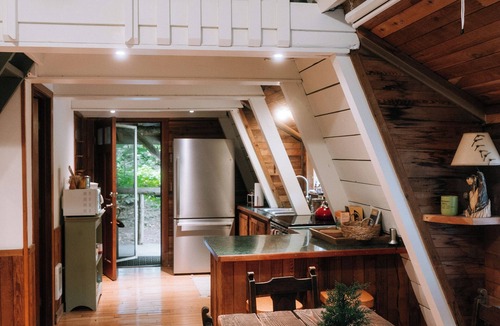 Skykomish Cabin | The A-Frame @ SkyCamp: Classic cabin with Hot Tub and BBQ near Stevens Pass