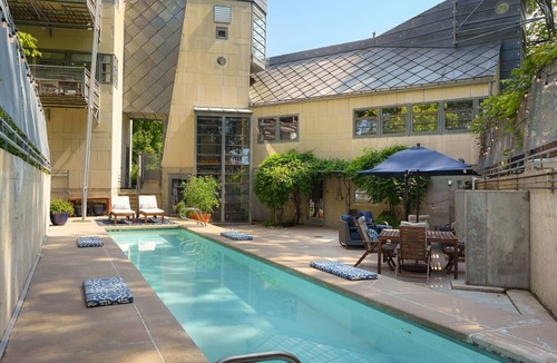 Lawrence House | The Architect's Modern Castle- Heated Pool w/Expansive Private Patio/KU Adjacent