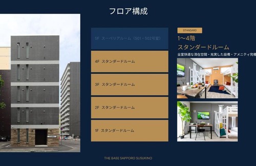 Susukino Apartment | The Base Sapporo Susukino