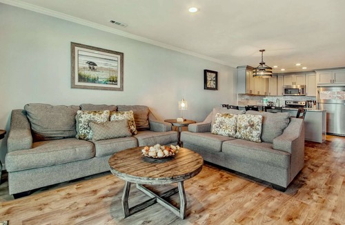 Surfside Beach Condo | The Beach is Right Off Your Balcony! First Floor 3BR at Lighthouse II