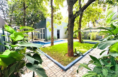 Ramanagara Villa | The Calms Villa by Travent Mug