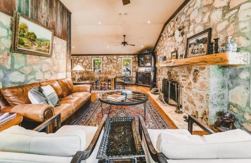Blanco Cabin | The Camp Blanco by Lodgewell - Riverfront retreat 2 Homes, Bunk House, Game Room & more