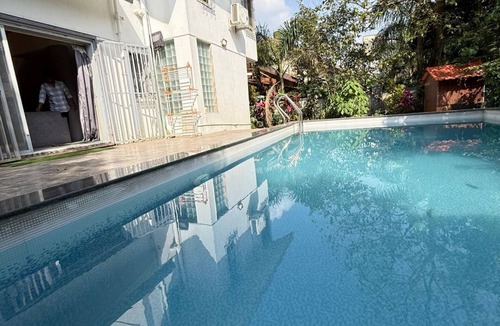 Kune N.m. Villa | The CELESTE VILLA: Elegant 3BHK Retreat ,Private Pool, Mountain view.