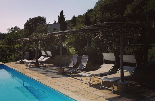 Radicondoli Apartment | The cherry tree Podere il Giglio: Romantic apartment on the hills and swimming pool