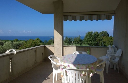 Santa Maria Villa | The cliff of the cape vacation homes cottage panoramic location Capo Vaticano