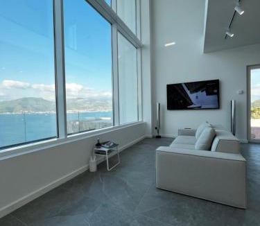 Krasici Villa | The Cube Luxury Experience, Boka Bay View, Tivat Kotor Bay, Duplex Pool & Terrace