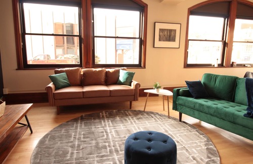 Marshland Apartment | The Exchange 11 | Historic Bldg, 1 BR, Dwntwn