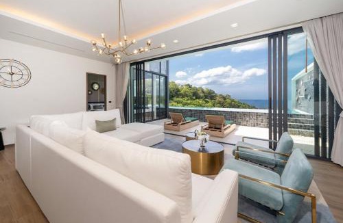 Kamala Villa | The Exclusive Sky D2U2 豪华4卧室海景别墅 私人12m无边海景泳池 丰富早餐 每日清洁