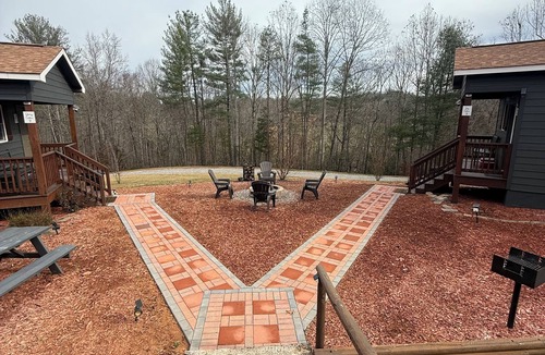 Moravian Falls Cabin | The Fire Cabin sets in the heart of the beautiful Moravian Falls