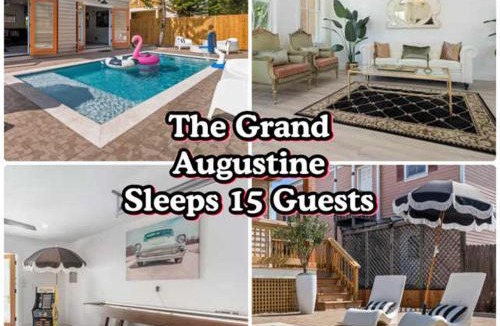 St. Augustine House | The Grand Augustine l Heated Pool l Walk to DNTN
