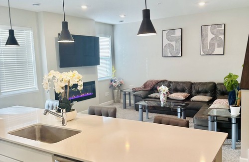 Maple Grove House | The Happy Hideaway suitable for mid-term rental, remote workers, & extended stay