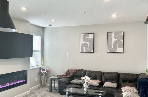 Maple Grove House | The Happy Hideaway suitable for mid-term rental, remote workers, & extended stay