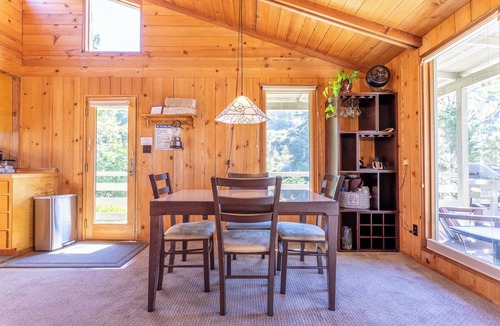 Jenner Cabin | The Haven - A Private Jenner Retreat - Hot Tub, Fireplace & Dog Friendly