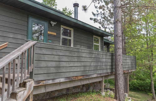Bigfork Cabin | The Hideaway. Private secluded lake cabin on 25 acres & optional pontoon rental.